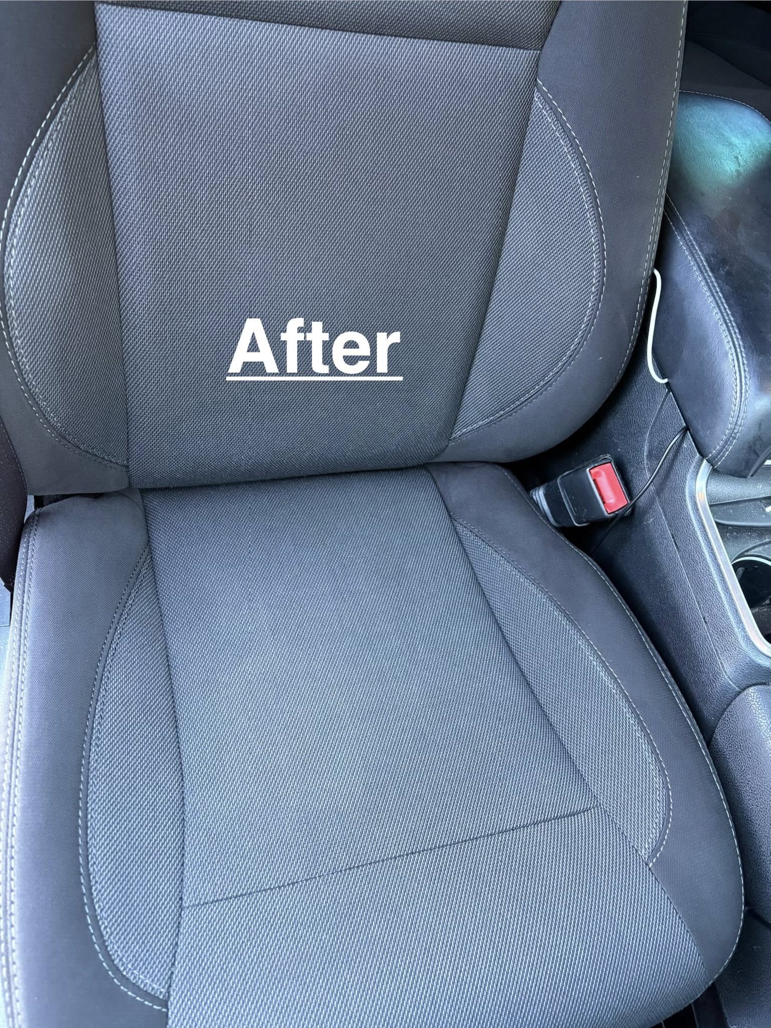 After — Carpet cleaning project