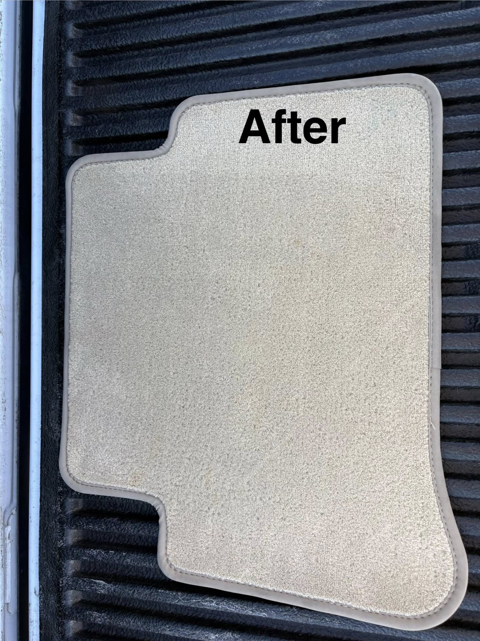 After — Upholstery cleaning project