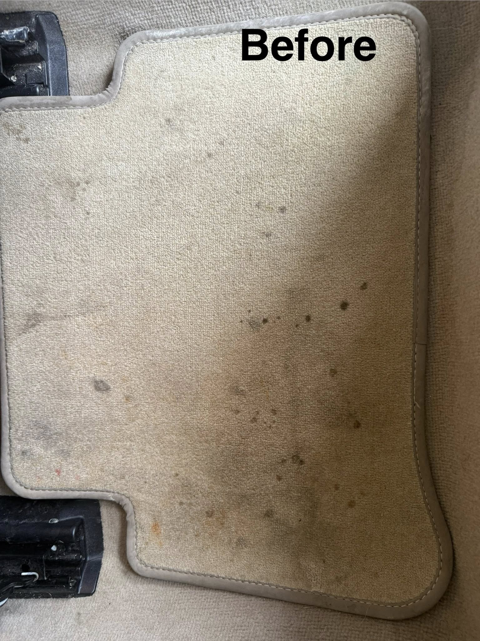 Before — Upholstery cleaning project